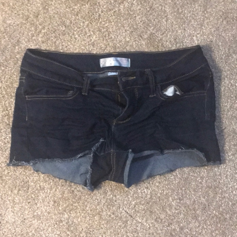 Blue jean shorts